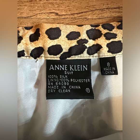 100% Silk Anne Klein Midi Skirt - Picture 4 of 6